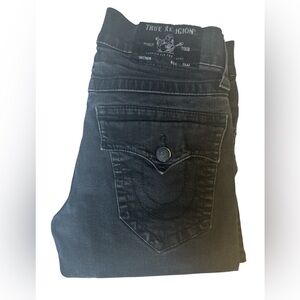 True Religion Rocco Relaxed Skinny Men's Black Jeans